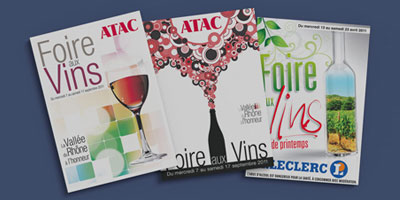 Foires au Vin / Wine Fairs Atac & E.Leclerc catalogues