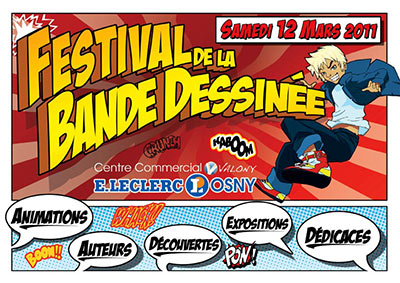 Comic book festival for E.Leclerc cultural centers