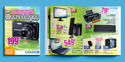 New technologies catalogue for E.Leclerc malls